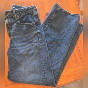 Old Navy Women's Extra High-Rise SKY-HI Wide Leg Jeans - Secret Smooth Pockets